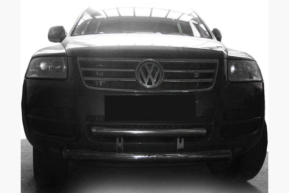 Volkswagen Touareg 2002–2010 Sprednji zaščitni lok ST013 (nerjavno jeklo) Image