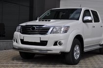 Toyota Hilux 2006–2015 Sprednji zaščitni lok ST008 (nerjavno jeklo) fotografija 2