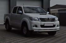 Toyota Hilux 2006–2015 Sprednji zaščitni lok ST008 (nerjavno jeklo) fotografija 3