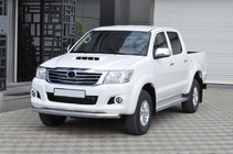 Toyota Hilux 2006–2015 Sprednji zaščitni lok ST008 (nerjavno jeklo) fotografija 4