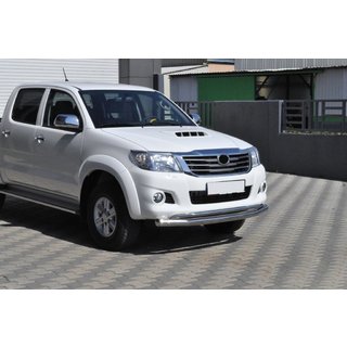 Sprednji zaščitni lok ST017 (nerjavno jeklo) Toyota Hilux 2006–2015 fotografija 4