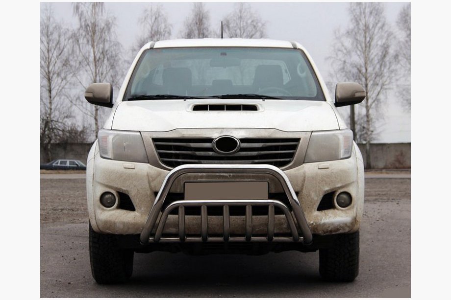Toyota Hilux 2006–2015 Sprednji zaščitni lok WT002 (nerjaveče jeklo) Image