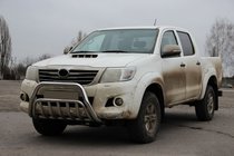 Toyota Hilux 2006–2015 Sprednji zaščitni lok WT002 (nerjaveče jeklo) fotografija 2