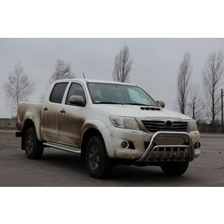Sprednji zaščitni lok WT002 (nerjaveče jeklo) Toyota Hilux 2006–2015 fotografija 3