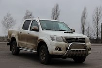 Toyota Hilux 2006–2015 Sprednji zaščitni lok WT002 (nerjaveče jeklo) fotografija 3