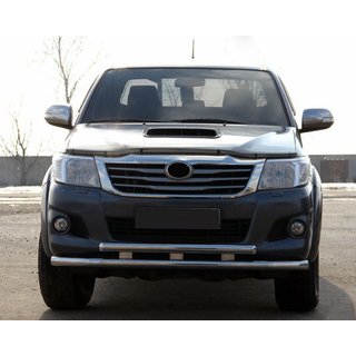 Sprednji zaščitni lok ST014 (nerjavno jeklo) Toyota Hilux 2006–2015 fotografija 1