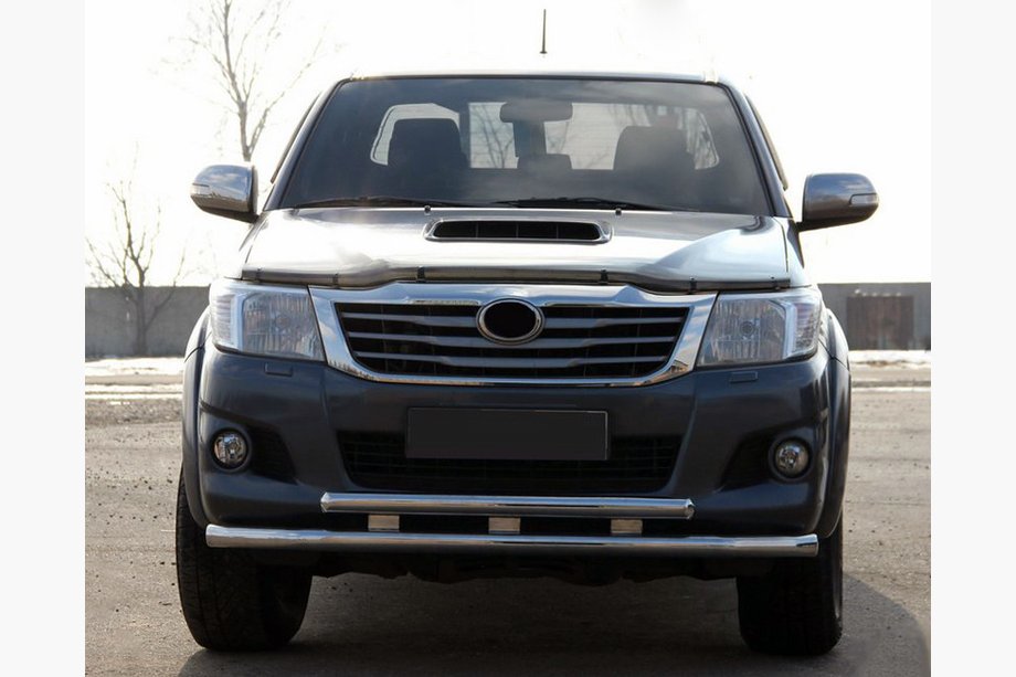 Toyota Hilux 2006–2015 Sprednji zaščitni lok ST014 (nerjavno jeklo) Image