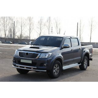 Sprednji zaščitni lok ST014 (nerjavno jeklo) Toyota Hilux 2006–2015 fotografija 2