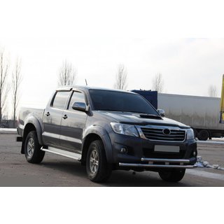 Sprednji zaščitni lok ST014 (nerjavno jeklo) Toyota Hilux 2006–2015 fotografija 4