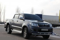 Toyota Hilux 2006–2015 Sprednji zaščitni lok ST014 (nerjavno jeklo) fotografija 4