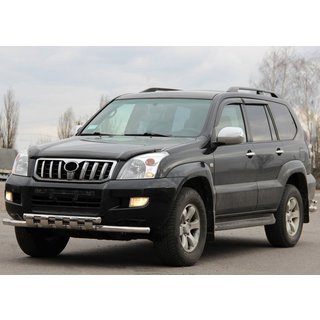 Sprednji zaščitni lok ST015 (nerjaveče jeklo) Toyota Land Cruiser Prado 120 2002–2009 fotografija 1