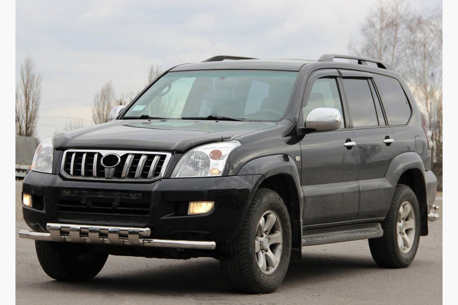 Toyota Land Cruiser Prado 120 2002–2009 Sprednji zaščitni lok ST015 (nerjaveče jeklo) Image
