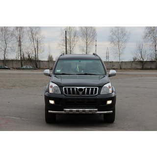 Sprednji zaščitni lok ST015 (nerjaveče jeklo) Toyota Land Cruiser Prado 120 2002–2009 fotografija 2