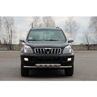 Sprednji zaščitni lok ST015 (nerjaveče jeklo) Toyota Land Cruiser Prado 120 2002–2009 fotografija 3