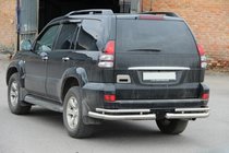 Toyota Land Cruiser Prado 120 2002–2009 Zadnji dvojni vogalni loki AK003-1 (2 kos, nerjaveče) fotografija 6