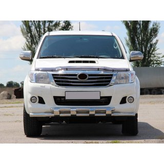 Sprednji zaščitni lok ST015 (nerjaveče jeklo) Toyota Hilux 2006–2015 fotografija 1