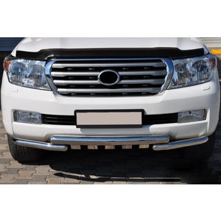 Sprednji zaščitni lok ST015 (nerjaveče jeklo) Toyota Land Cruiser 200 2007–2021 fotografija 2
