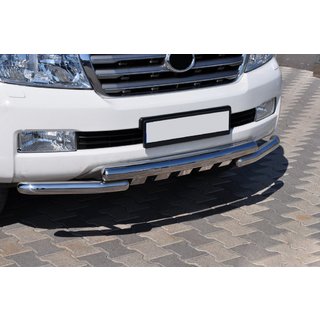Sprednji zaščitni lok ST015 (nerjaveče jeklo) Toyota Land Cruiser 200 2007–2021 fotografija 3