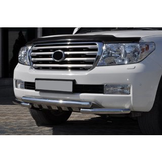 Sprednji zaščitni lok ST015 (nerjaveče jeklo) Toyota Land Cruiser 200 2007–2021 fotografija 4