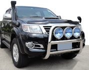 Toyota Hilux 2006–2015 Prednji zaščitni lok WT018 (inox) fotografija 1