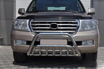 Toyota Land Cruiser 200 2007–2021 Sprednji zaščitni lok WT002 (nerjaveče jeklo) fotografija 4