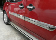 Fiat Doblo I 2005–2010 Široki vratni molding (4 kosi, nerjaveče jeklo) Carmos - turško nerjaveče jeklo fotografija 3