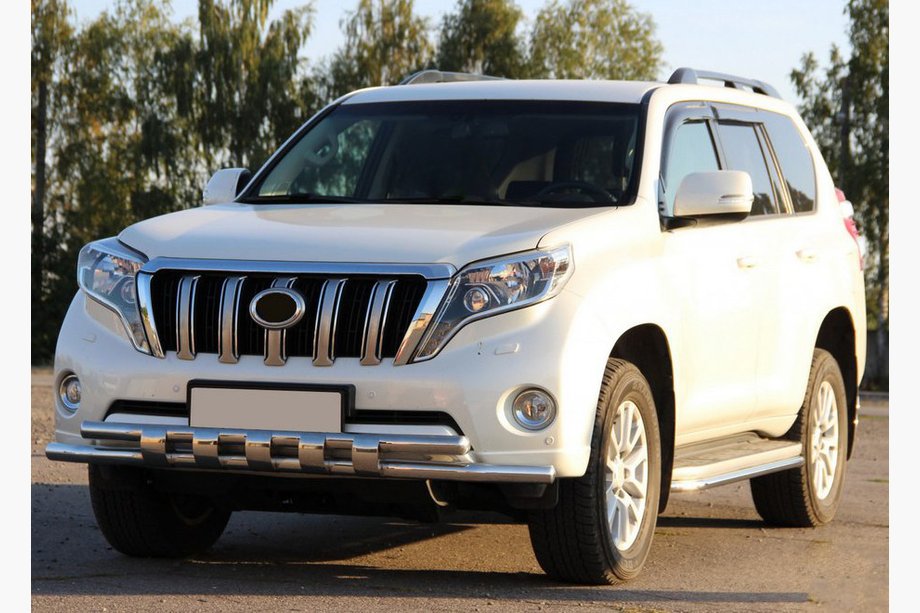 Toyota Land Cruiser Prado 150 2009–2023 Sprednji zaščitni lok ST015 (nerjaveče jeklo) Image