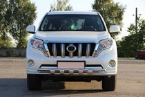 Toyota Land Cruiser Prado 150 2009–2023 Sprednji zaščitni lok ST015 (nerjaveče jeklo) fotografija 2