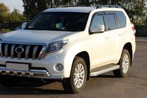 Toyota Land Cruiser Prado 150 2009–2023 Sprednji zaščitni lok ST015 (nerjaveče jeklo) fotografija 3