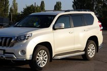 Toyota Land Cruiser Prado 150 2009–2023 Zaščita stranskih pragov BB004 (2 kosa, nerj.) fotografija 3