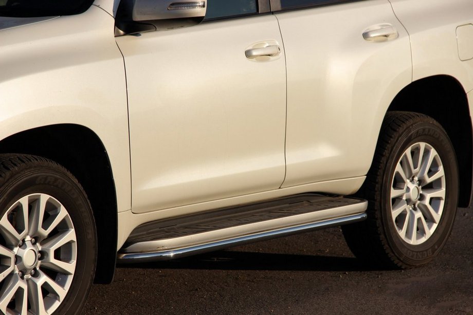 Toyota Land Cruiser Prado 150 2009–2023 Zaščita stranskih pragov BB004 (2 kosa, nerj.) Image