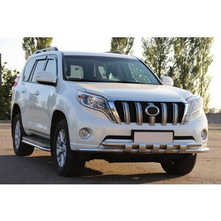 Sprednji zaščitni lok ST015 (nerjaveče jeklo) Toyota Land Cruiser Prado 150 2009–2023 fotografija 4