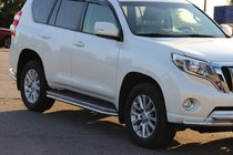 Toyota Land Cruiser Prado 150 2009–2023 Zaščita stranskih pragov BB004 (2 kosa, nerj.) fotografija 4
