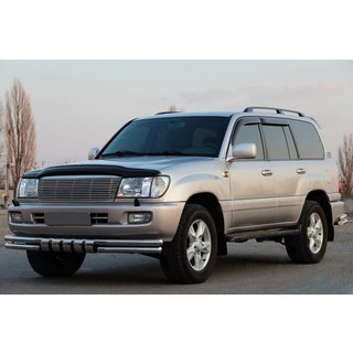 Sprednji zaščitni lok ST015 (nerjaveče jeklo) Toyota Land Cruiser 100 1998–2007 fotografija 1