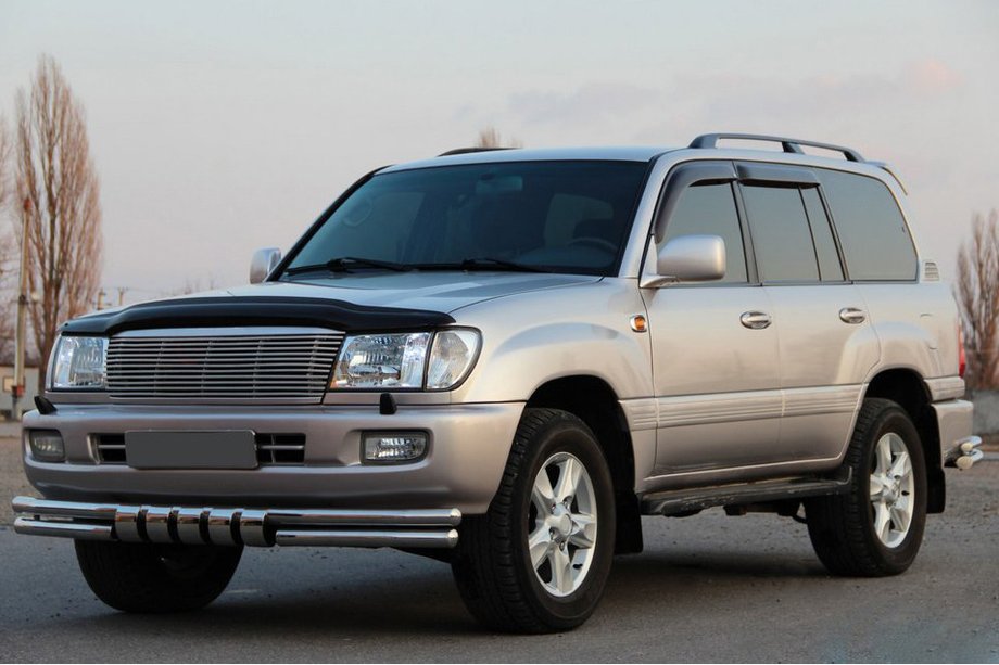 Toyota Land Cruiser 100 1998–2007 Sprednji zaščitni lok ST015 (nerjaveče jeklo) Image