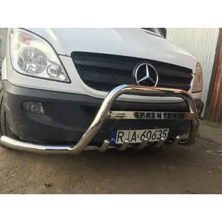 Prednji zaščitni lok WT003-Plus (nerj.) Mercedes Sprinter W906 2006–2018 fotografija 4