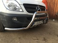 Mercedes Sprinter W906 2006–2018 Prednji zaščitni lok WT003-Plus (nerj.) fotografija 5