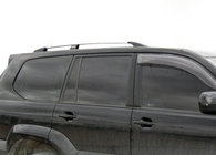 Toyota Land Cruiser Prado 120 2002–2009 Strešni nosilci – letve, siva metalik (turški) Plastične pritrdilne noge fotografija 1