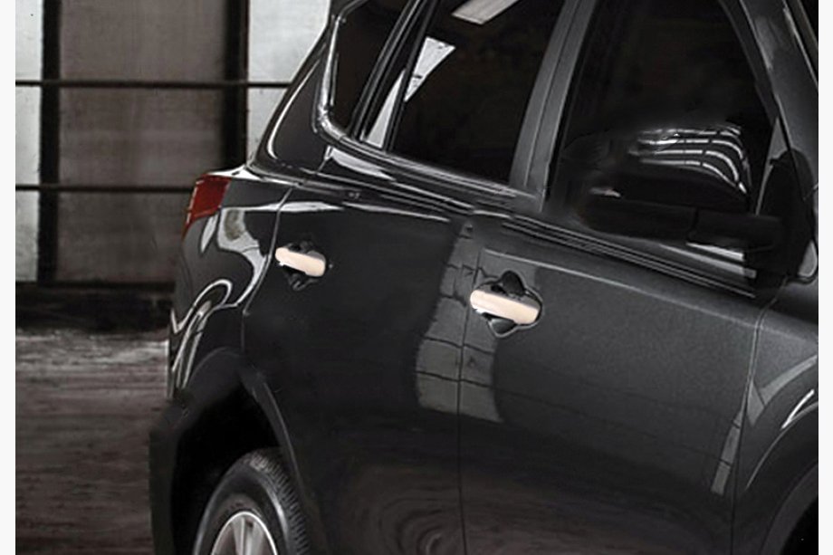 Toyota Rav 4 2013–2018 Kromirane obloge kljuk vrat (4 kosi, nerjavno jeklo) Image