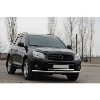 Sprednji zaščitni lok ST014-1 (nerjaveče jeklo) Toyota Rav 4 2006–2013 fotografija 2