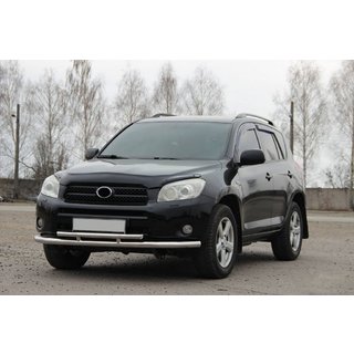 Sprednji zaščitni lok ST014-1 (nerjaveče jeklo) Toyota Rav 4 2006–2013 fotografija 3