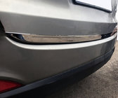 Hyundai IX-35 2010–2015 Zaščitna letev roba prtljažnika (nerjaveče jeklo) OmsaLine - italijansko nerjavno jeklo fotografija 2
