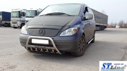 Mercedes Viano 2004–2014 Prednji zaščitni lok WT003/004 (nerjaveče jeklo) 60 mm, z napisom fotografija 9