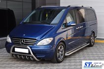 Mercedes Viano 2004–2014 Prednji zaščitni lok WT003/004 (nerjaveče jeklo) 60 mm, z napisom fotografija 5