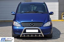 Mercedes Viano 2004–2014 Prednji zaščitni lok WT003/004 (nerjaveče jeklo) 60 mm, z napisom fotografija 7
