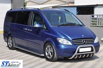 Mercedes Viano 2004–2014 Prednji zaščitni lok WT003/004 (nerjaveče jeklo) 60 mm, z napisom fotografija 8