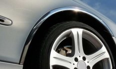 BMW serija 3 E90/E91 2005–2011 Nerjaveče obrobe blatnikov (4 kosi) fotografija 3