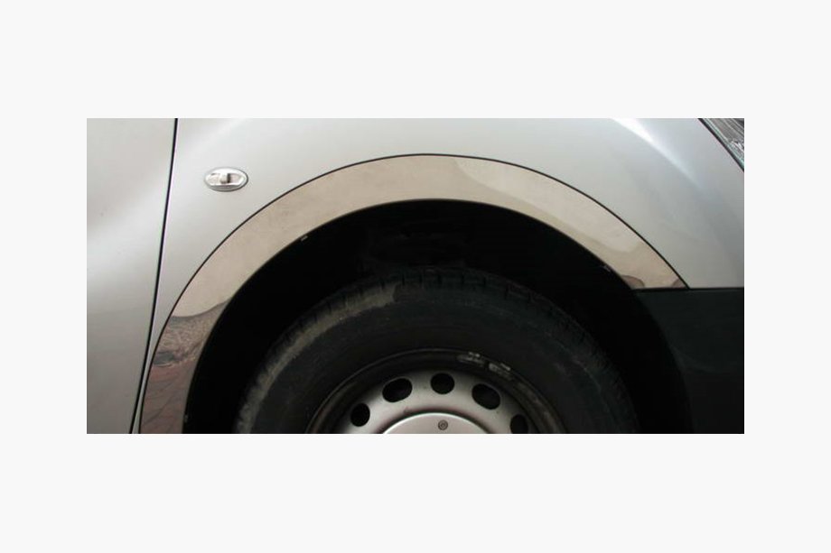 Volkswagen Polo 2010–2017 Nerjaveče obrobe blatnikov (4 kosi) Fotografija 4