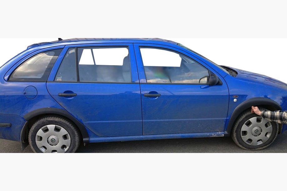 Skoda Fabia 2000–2007 Razširitve blatniških lokov (komplet, črne) Image