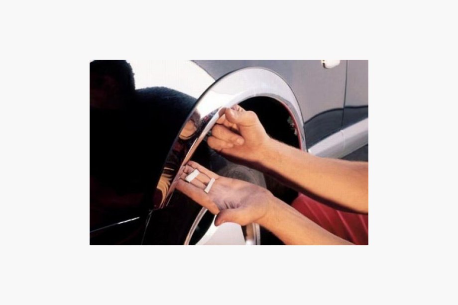Volkswagen Polo 2010–2017 Nerjaveče obrobe blatnikov (4 kosi) Fotografija 7